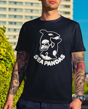 Brand De Moda Camasi Barbati De Vara Imprimare Tricou Casual Barbati De Brand Mens Mare Panda T-Shirt, Blaturi Rece