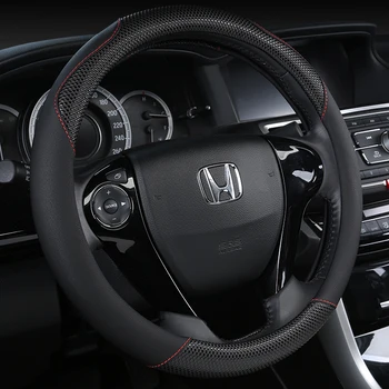 Piele Volan Masina se Acoperă Dimensiunea Personalizate pentru Honda Civic 2016 ~ 2019 2020 a 10-a Generație de Înaltă Calitate