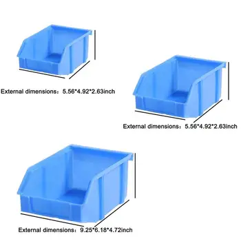 Depozit Piese din material Plastic Cutie Oblice Combinate Componente Container Cutie Depozitare Cutie Depozitare D1L4 Depozit H4T0