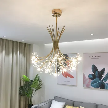 Restaurant candelabru stil Nordic lămpi pentru camera de zi lampa minimalist modern, dormitor încălzire a lămpii personalitate creatoare de lumină 90-265V