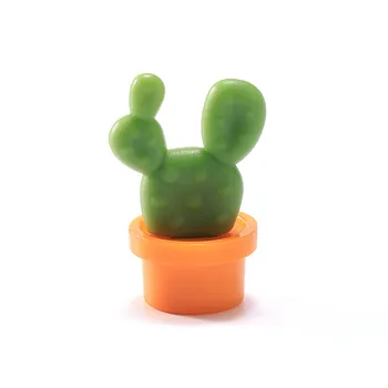 6PCs/Set Decor Acasă Magneți de Frigider Drăguț Cactus Plante Suculente Magnet Butonul de Cactus Frigider Mesaj Autocolant