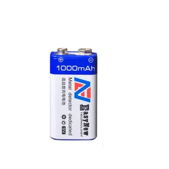 4buc/lot Original 1000mAh 9V baterie reîncărcabilă litiu-ion 6F22 baterie reîncărcabilă detector de metale jucărie baterie reîncărcabilă