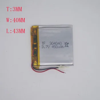 3.7 V Baterie Polimer 304040/304043 450MAH M6MP3MP4 de Conducere Recorder