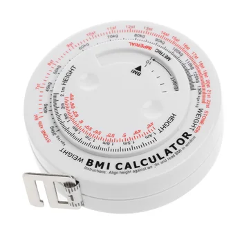 IMC Indicele de Masa corporala Retractabil Bandă 150cm Măsură Calculator de Pierdere în Greutate Dieta