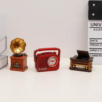 Mini Retro Decor Acasă Meserii Radio Camere Telefon Model Antic Imitații De Nostalgie Ornament Ambarcațiuni Bar Decor Acasă Cadou
