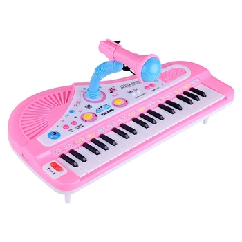 Copil Joc De Învățământ Electronic Piano Jucarii Pentru Copii Copii De La Tastatură Băieți Fete Degetele De Muzică Pentru Copii Cu 37 Taste Cadou