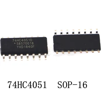 20BUC/LOT 74HC4051D SOP16 74HC4051 POS SN74HC4051DR POS-16 SMD noi și originale IC În Stoc