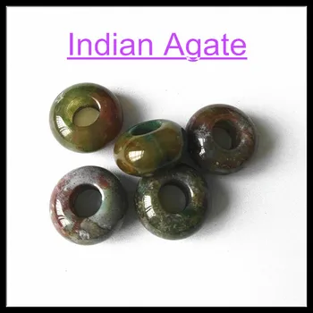 12pcs/lot natura indian agatee piatra europene margele accesorii bijuterii margele pentru a face brățări dimensiune 8x14mm gaura de dimensiunea 5mm