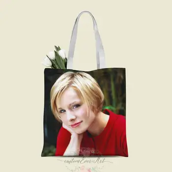 Kristen Bell tote sac personalizat canvas tote pungi pentru femei pentru zi de Naștere profesor Saci Sac de Cadouri, cadouri personalizate