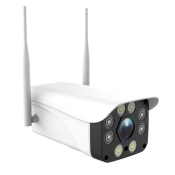 Camera de supraveghere de Exterior Impermeabil Rețea WIFI Monitor HD 1080P Camera Viziune de Noapte pentru Tuya(UE Plug)