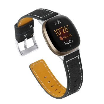 Pentru Fitbit Versa3 pentru Fitbit Sens Inteligent Ceas Curea din Piele T-Belt Curea