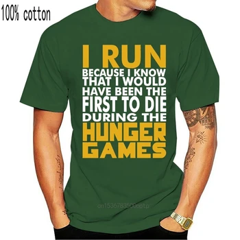 Alerg pentru că ...Foamea Jocuri de Funcționare Film Amuzant Slogan T-shirt