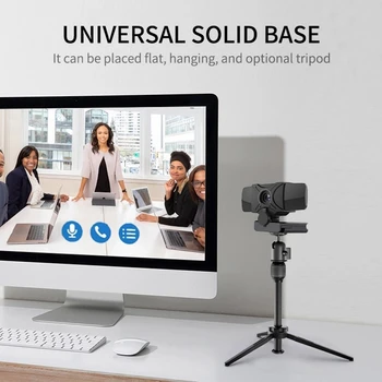 HOT-Gsou 1080P Webcam Microfoane Video Full HD Camera pentru PC, USB Plug and Play Satisface Diverse Video are Nevoie de