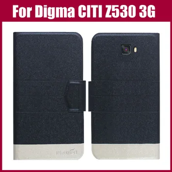 Digma CITI Z530 3G Caz Nou de Sosire 5 Culori de Moda Flip Ultra-subțire din Piele Capac de Protecție Pentru Digma CITI Z530 3G Caz