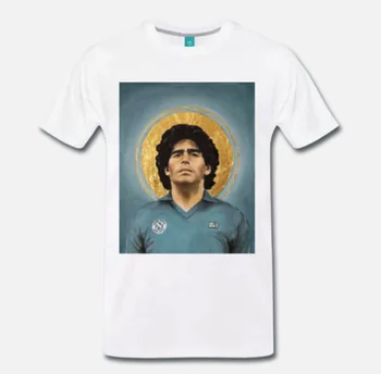 MAGLIA DIEGO ARMANDO Maradona Mâna lui Dumnezeu cap portret NAPOLI CALCIO EPOCĂ ANNI t-shirt