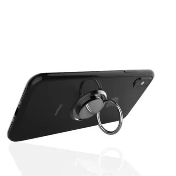 Pentru Huawei P Inteligente Bucura 7S Înapoi Inelul suport Suport pentru Telefon Acoperi Caz Telefon TPU Silicon Moale Cazuri PE Huawei P Inteligente 2017 5.65