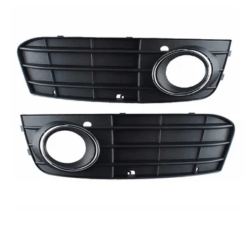 JanDeNing 2 buc ABS Fața Inferioară a Barei de protecție de Ceață Lumina Gratar Capac Grila Garnitura Pentru Audi A4 B8 A4L 2009-2012