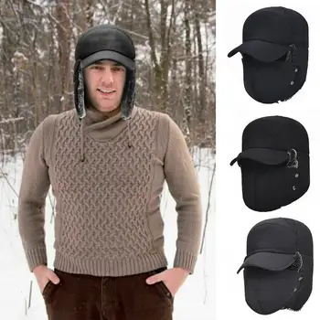 Coldproof Bărbați și Femei Pălării, Căști Îngroșat Cald Iarna în aer liber, Ciclism Windproof Bumbac Pălărie Pălărie de Vânătoare