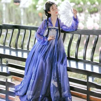 Femeile Hanfu Rochie de Femei din China Dinastiei Tang Vechi Haine Tradiționale, Elegante, Clasice de Dans Oriental Costume de Scenă DN5501
