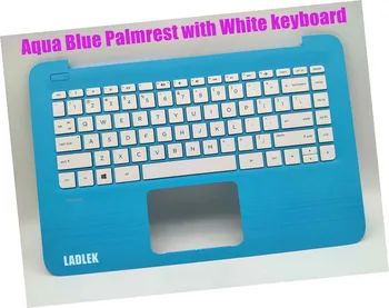 Noi NE-Albastru zonei de Sprijin pentru mâini tastatură alb-negru pentru HP Stream 14-ax040nr/14-ax050nr/14-ax060nr/14-ax067nr