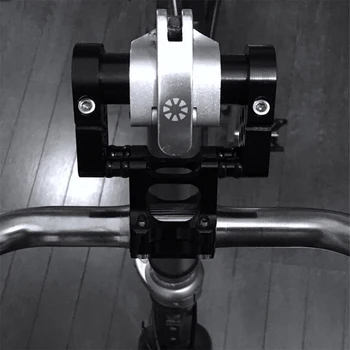 ZTTO Bicicleta volan ori coloană CNC Ultralight HighStrength Reglabil Pliere Biciclete Stem Dublu montaj pentru 25.4 mmBike piese