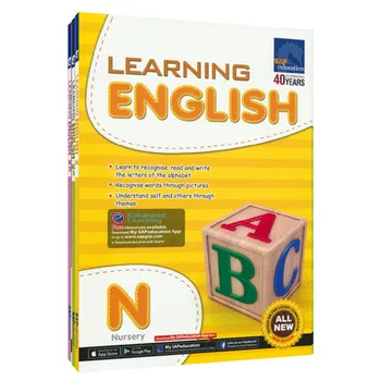 3 Cărți/Set Sap De Învățare Limba Engleză De Colectare De Carte N-K2 Gradinita Probleme De Predare Cărți