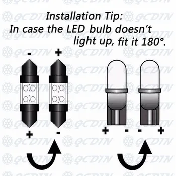 QCDIN 17pcs Interior Bec cu LED-uri Kit pentru BMW Seria 5 M5 E60 E61 (04-10) CANBUS fara Eroare de Culoare Albă