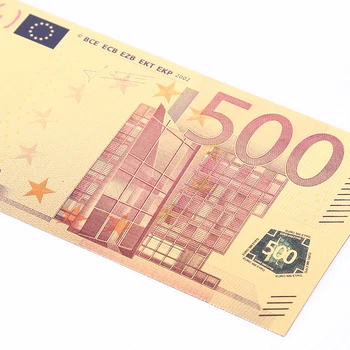 7pcs/Set Non Moneda Euro Folie de Aur de Hârtie MoneyArts Meserii de Colectare Cadouri