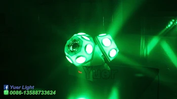 2 buc/Lot 3 Cap în Mișcare Cap Lumina 18X10W 4IN1 RGBW LED Petrecere de Sunet Lumini DJ Disco în Mișcare Cap Lumina Pentru DJ, Club Disco Bar de Lumina