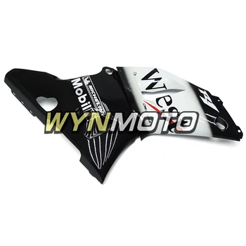 Completați Carenajele Kit Pentru Yamaha YZF1000 1998-1999 R1 An 98 99 Injecție ABS Plastic Alb Negru Caroserie Motocicleta Capote