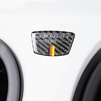 Pentru Mercedes Benz C Class W205 C180 C200 C300 GLC Accesorii Emblema Auto B Coloana Ușa Bara de Carbon Autocolant Exterior 1 pereche