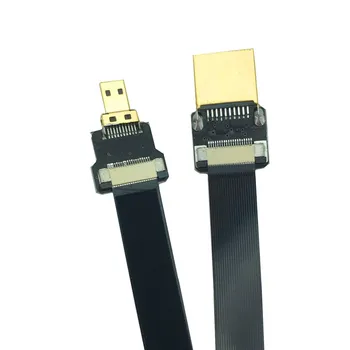 FPV Micro HDMI Male HDMI Male FPC Cablu Plat pentru Multicopter Fotografie Aeriană 0,1 m/0,2 m/0,5 m/0,8 m/1m