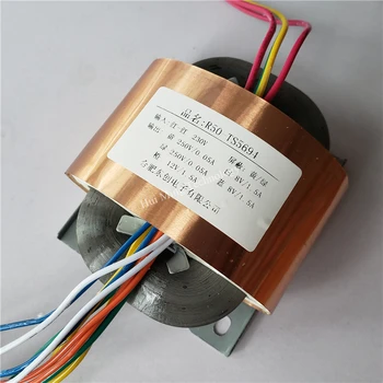 2*12V-0-12V 0.6 a 12V 0.8 a R Core Transformer 40VA R30 personalizate transformator de 2*110V cupru pentru amplificator de Putere