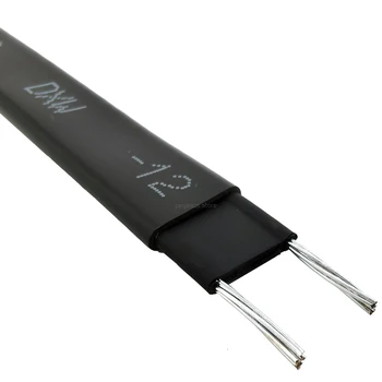 10-40m 220V ignifug tip cablu de încălzire W=12mm Auto regulat temperatura conductei de Apă de protecție Acoperiș degivrare cablu de încălzire
