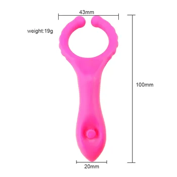 YEMA Vibratoare Clip Inele pentru Penis Vibrator Biberon Stimulator Clitoris Jucarii Sexuale pentru Femei Barbati Masturbare Cuplu S0013
