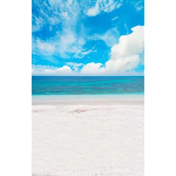 5x7ft Maldive Nori, Cer, Plajă cu Nisip Lavabil-O singură Bucată rid Gratuit Banner Studio Foto Fundal Fundal Țesătură de Poliester