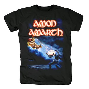 Bloodhoof Amon Amarth Scandinave Metal negru barbati T-Shirt Dimensiunea Asia