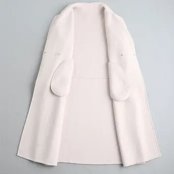 Amestecuri de lână Femei haina de iarna jacheta fata de sex feminin noua moda haine calde jachete șanț A988002