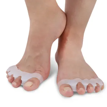 2 buc Tep Separator care se Suprapun Degetele de la picioare Corector gel silicon Os de la Picior Ortezare Dispozitiv de Instrumente de Unghii Îngrijire Picior separador de dedos