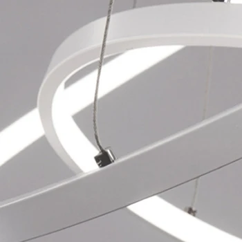 LED-uri moderne Candelabru, Candelabru Creative Living Inel de Iluminat Acasă Rotund Dormitor Lampa de Studiu, Sală de Mese Lampa