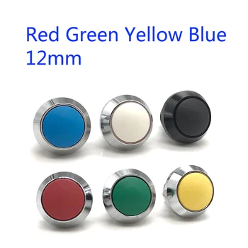 4buc Metal 12mm Fir Roșu Verde Galben Albastru Capul Moment Push Buton