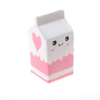 Jumbo Cutie Lapte Ceașcă de Cafea Lent în Creștere Kawaii Drăguț Jucărie pentru Copii cadouri de Telefon Curele Curcubeu inghetata