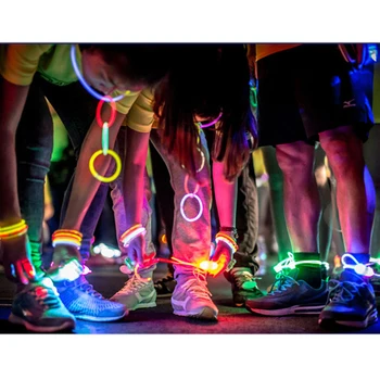 100buc Petrecere Fluorescență Luminos Bastoane Coliere Neon Pentru Petrecerea de Nunta Colorate Luminoase Glow Sticks Petrecere de Crăciun Consumabile