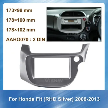 Radio auto Fascia pentru Honda Fit Jazz 2008-2013 RHD DVD cadru de Bord Mount Kit Adaptor Garnitura Faciale Cadru Panou de Bord 2 Din