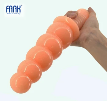 PVC Șurub Mâner Margele Vibrator 5 Minge de Piele Tăierea Penisului Unisex Anal Jucării pentru Adulți Dop de Fund de g-spot Stimul Gay anus masaj
