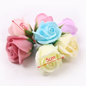 50PCS/cutie Flori Artificiale de Trandafir Cap Săpun de Trandafir Flori pentru Petrecerea de Nunta de Decorare Scrapbooking Cadou de Ziua Îndrăgostiților