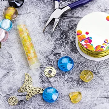 6 Bucăți de Bijuterii cu Margele de Sârmă DIY Sârmă de Cupru Bijuterii pentru a Face Bijuterii Consumabile și obiecte de Artizanat
