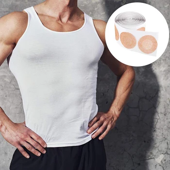 Bărbați Pieptul Musculare Auto-Adeziv Respirabil Pad Autocolante Autocolante Piept Invizibil Formator Pad NOU