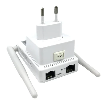 Repetor Wireless Wifi Router2.4G300M Extender AP Amplificator LAN Client Bridge IEEE802.11b / g / n UE Plug Wi-fi Router-ul