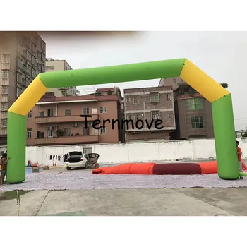 Gonflabile ușă arc termina poarta de start poarta pentru marele eveniment de publicitate joc de curse intrarea arcul de evenimente de curse linia de sosire